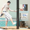 Zonnedouche 35 liter zonnetuin douche met kraan douchekop handdouche zijtafel, tot 55 °c, buitendouche zonder stroomaansluiting zwembaddouche campingdouche regendouche warm water 8