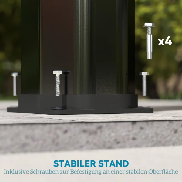 Zonnedouche 35 liter zonnetuin douche met kraan douchekop handdouche zijtafel, tot 55 °c, buitendouche zonder stroomaansluiting zwembaddouche campingdouche regendouche warm water 9