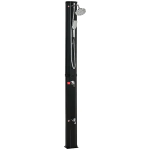 Zonnedouche 35l warm water camping zwembaddouche kraan regendouchekop zwart 17,5x14,5x216cm 1