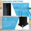 Zonnedouche 35l warm water camping zwembaddouche kraan regendouchekop zwart 17,5x14,5x216cm 8
