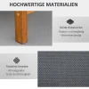 Zonneligstoel weerbestendige tuinligstoel met verstelbare rugleuning & hoofdkussen tot 120 kg zwart 182 x 64 x 71 cm voor tuin & terras 6