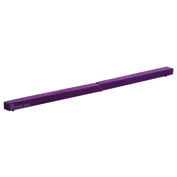 Zwevende balk 210 cm opvouwbaar voor binnen & buiten, balanceer balk tot 120 kg, paars, ideaal voor gymnastiek & training 1