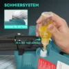 2 in 1 mini kettingzaag 580w met accu 8000mah veiligheidsvergrendeling 8 inch handkettingzaag elektrische motorzaag voor tuinscharen takkenschaar houtsnijden 9