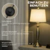 3 delige lampenset staande lamp & 2 tafellampen e27 zilver en wit voor woonkamer slaapkamer moderne verlichting 7