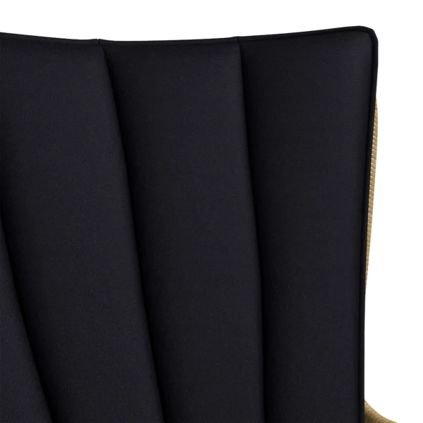 3 delige rattan zitgroep tuinset tuinmeubelset met 2 stoelen & bijzettafel hardglazen blad en kussens 9
