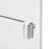Apothekerskast wandmontage afsluitbaar met 2 sleutels van staal in wit 40x15x53,5cm voor badkamer & keuken 10