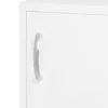 Apothekerskast wandmontage afsluitbaar met 2 sleutels van staal in wit 40x15x53,5cm voor badkamer & keuken 9