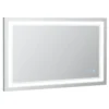 Badkamerspiegel met led verlichting 100x60cm, waterdicht ip44, aanraakschakelaar, 3 lichtkleuren voor moderne badkamer 1