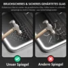 Badkamerspiegel met verlichting 50x70 cm led spiegel wandspiegel met bluetooth muziekfunctie touchschakelaar geheugenfunctie lichtspiegel beschlagvrij met 3 lichtkleuren zilver 9