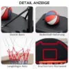 Basketbalring met standaard outdoor in hoogte verstelbaar 195 250 cm voor kinderen 8 14 jaar met wielen 8