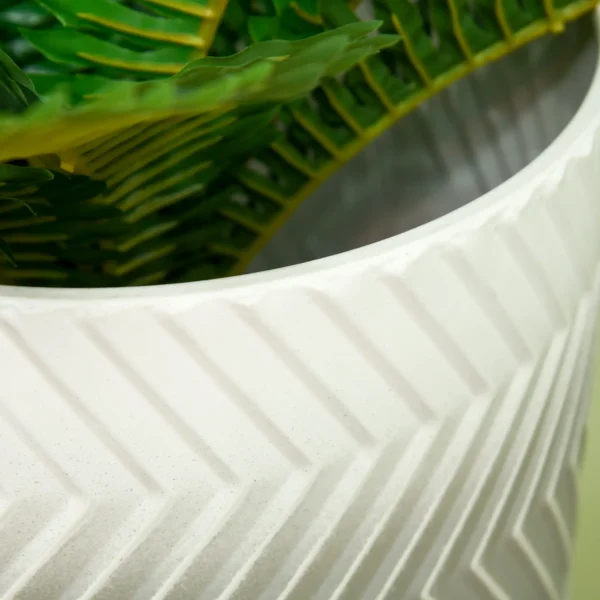 Bloempotten set van 2 plantenstandaard overpot frame voor woonkamer & balkon van metaal, modern ontwerp 9