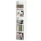 Boekenkast, staand rek met 5 niveaus, opbergrek met verstelbare plank voor woonkamer, slaapkamer, wit 1