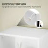 Boekenkast, staand rek met 5 niveaus, opbergrek met verstelbare plank voor woonkamer, slaapkamer, wit 7