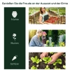 Broeikas met deur 200x100x80cm, kweekbak van staal en pvc voor plantenkweek en tuin 7