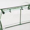Broeikas met deur 200x100x80cm, kweekbak van staal en pvc voor plantenkweek en tuin 9