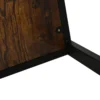 C vorm bijzettafel koffietafel salontafel staande tafel metaal mdf rustiek bruin 40,6 x 50,8 x 64,2 cm voor woonkamer 9