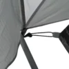 Campingtent voor 2 3 personen koepeltent met deur en gaasramen, weerbestendig met pu2000mm, inclusief draagtas in grijs 10