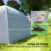 Campingtent voor 4 personen, waterdicht tunnel tent met 2 deuren haken grondzeil draagtas, familietent met 2000mm waterkolom tent voor camping reis trekking tuin 7