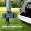 Campingtent voor 4 personen, waterdicht tunnel tent met 2 deuren haken grondzeil draagtas, familietent met 2000mm waterkolom tent voor camping reis trekking tuin 9