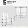 Diy kubus opbergsysteem 16 kubussen opbergdoos kunststofkast wit 125x32x125cm ideaal voor kinderkamer & woonkamer 6