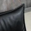 Draaibare fauteuil met ligfunctie relaxfauteuil tv fauteuil met kruk kantelbare rugleuning kunstleer staal zwart 9