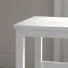 Eetkamerstoelen, set van 2 keukenstoelen, eetstoel met rugleuning, woonkamerstoel, tot 120 kg belastbaar, grenenhout, wit 10