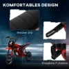Elektrische motorfiets voor kinderen met 24v 350w motor, 8 16 kmh snelheidsmodus, 12 inch luchtbanden, elektrische motorfiets met muziek koplamp, moto cross voor kinderen 8–12 jaar rood 10
