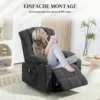 Elektrische tv fauteuil met opsta hulp, relaxfauteuil met lig , verwarmings en massagefunctie, tv fauteuil met type c en usb aansluitingen, bekerhouder, donkergrijs 10