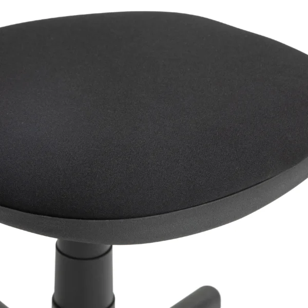 Ergonomische bureaustoel, in hoogte verstelbare draaistoel van elastische stof, computerstoel voor studeerkamer zwart 10