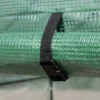 Foliekas begeleidbare kas met 8 planken en deur, groen, 214x143x195cm voor plantenliefhebbers 10