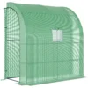 Foliekas kweekkas 200 x 100 x 215 cm met 2 deuren, uv bescherming, staal & pe voor plantenkweek, groen 1