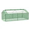 Foliekas met venster, kweekkas, tomatenkas, kweekbed 180 x 90 x 70 cm groen 1