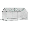 Foliekas met venster, pvc broeikas 120x60x60 cm, transparant tomatenhuis & kweekbed voor planten 1