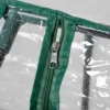 Foliekas met venster, pvc broeikas 120x60x60 cm, transparant tomatenhuis & kweekbed voor planten 10