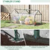 Foliekas met venster, pvc broeikas 120x60x60 cm, transparant tomatenhuis & kweekbed voor planten 7