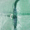 Foliekas polytunnel 6x3x2m met uv bescherming, beloopbaar, oprolbare stalen buisafdekkingen, groen 10