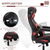 Gamingstoel in hoogte verstelbaar met kantelfunctie ergonomisch, luidspreker, lenden en neksteun van kunstleer 7