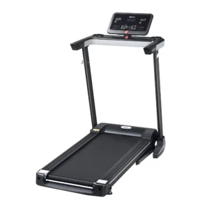 Gemotoriseerde opvouwbare loopband 12 programma's mobiele telefoonhouder 100kg draagvermogen 1