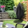 Hangstoel beschermhoes waterdicht 210d oxford hoes voor hangmand Ø115 x 190h cm, duurzaam en weerbestendig 2