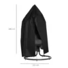 Hangstoel beschermhoes waterdicht 210d oxford hoes voor hangmand Ø115 x 190h cm, duurzaam en weerbestendig 4