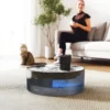 Kattenfontein 7l drinkfontein voor katten met stille pomp led slimme sensor actieve koolstoffilter waterpeilvenster kattendrinkfontein makkelijk schoon te maken, waterfontein voor katten honden 2