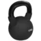 Kettlebell 10 kg gietijzer met neopreen coating, vloervriendelijk, ideaal voor fitness & krachttraining, zwart 1
