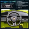 Kindervoertuig, elektrische auto lamborghini sian 2 zitter, gelicentieerd, kindervoertuig, met afstandsbediening, muziek(mp3/usb), groen 6