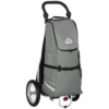 Kinderwagen & boodschappentrolley 2 in 1 voor fietsaanhanger, met verbindingsklemmen, 24,3kg, 55l, alu+oxford, grijs+zilver, 53x43x110cm 1