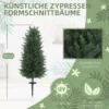 Kunstmatige cypress 2 delige set met grondpen 100 cm plastic kunstplant, kunstmatige planten, kunstboom net als echt decor voor kantoor woonkamer slaapkamer tuin 5