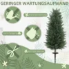 Kunstmatige cypress 2 delige set met grondpen 100 cm plastic kunstplant, kunstmatige planten, kunstboom net als echt decor voor kantoor woonkamer slaapkamer tuin 6