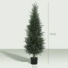 Kunstmatige cypress groot 120 cm kunstplant, kunstmatige planten in pot, uv bestendige kunstboom cypress zoals echt decor voor woonkamer slaapkamer kantoor balkon 4