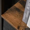 Ladekast met 3 linnen laden opslagkast ladekast met plank handvatten, modern design opslagladekast ladekast voor slaapkamer, woonkamer zwart 10