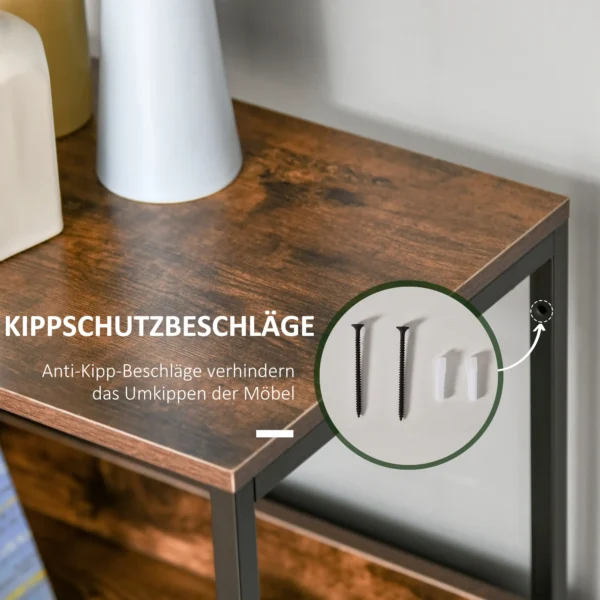 Ladekast met 4 linnen laden opbergkast ladekast met plank handvatten, modern design opbergkast ladekast voor slaapkamer, woonkamer zwart 7