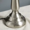 Lampenset vintage design 3 delige set met 2 tafellampen en 1 staande lamp e27 fitting voor woonkamer crèmekleurig 10